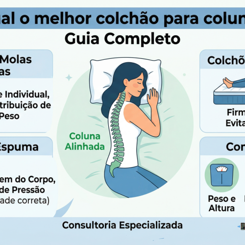 🛏️ Qual o melhor colchão para coluna? Guia completo