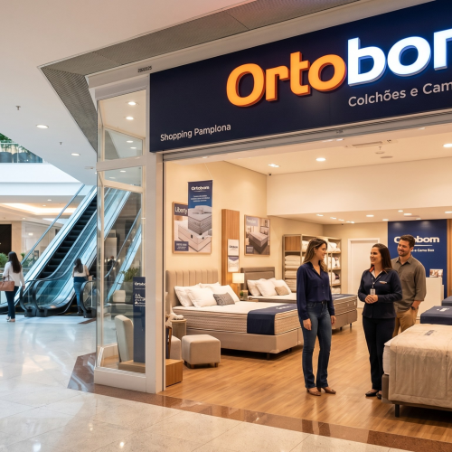 colchão ortobom shopping pamplona